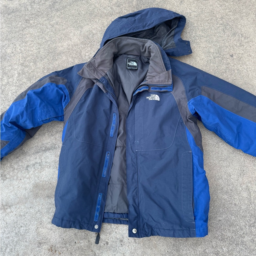 The North Face Blue and Gray Jacket